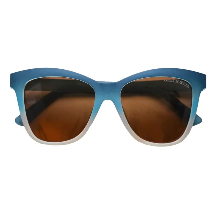 Grech & Co Lunettes de Soleil Wayfarer Ombre | Bleu gris