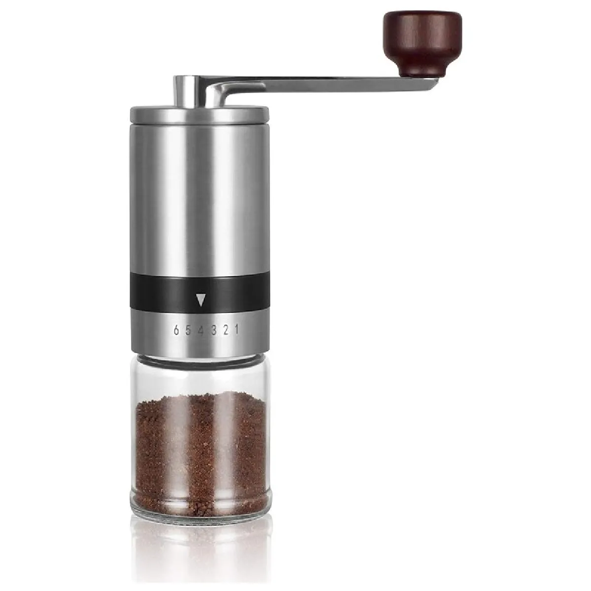 Universal Moulin à café avec bavure en céramique 6 réglages