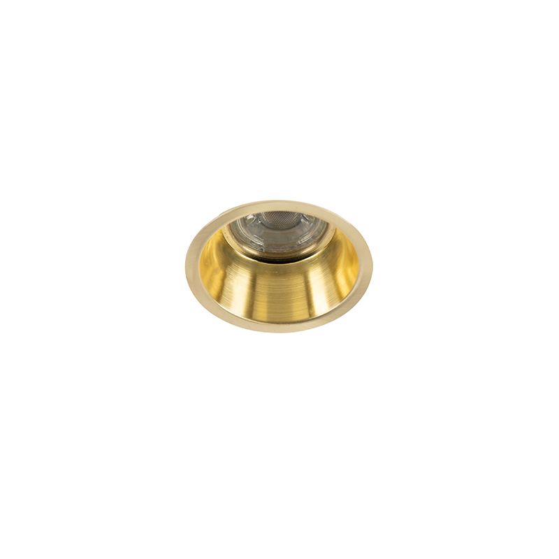 Set van 6 Moderne inbouwspot goud - Dept