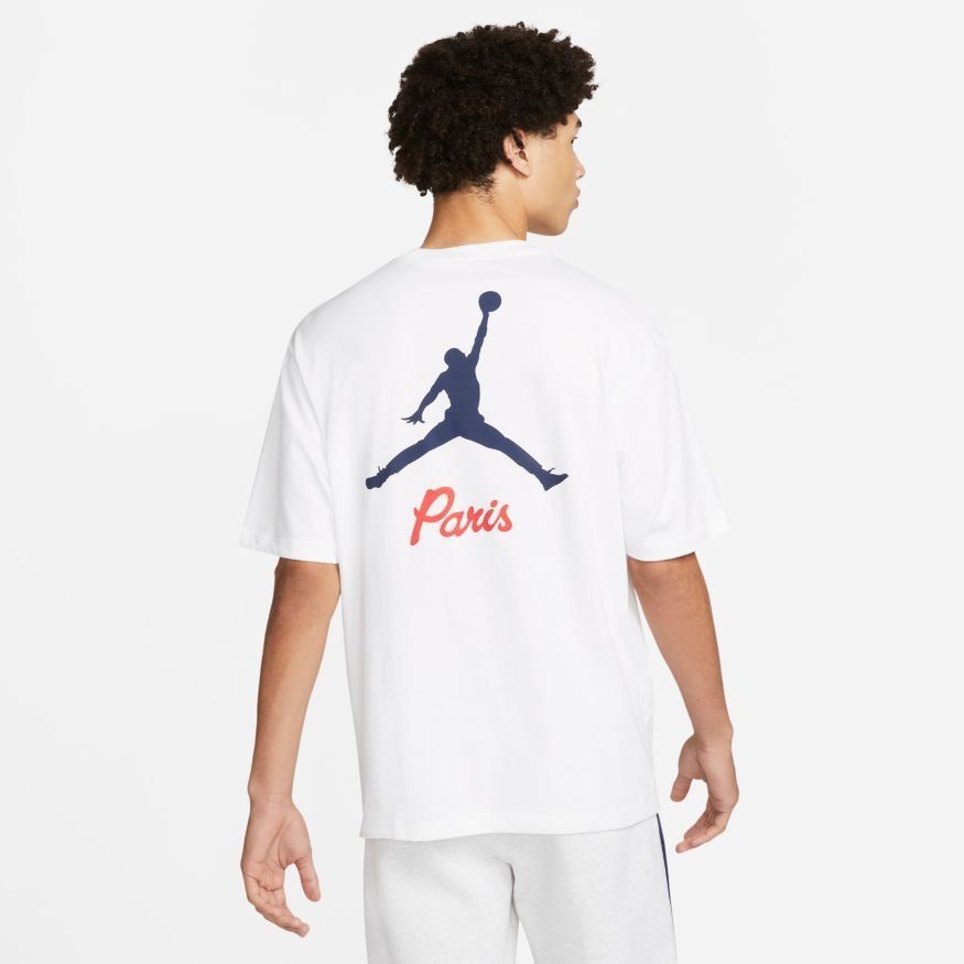Paris Saint-Germain T-Shirt Logo Jordan x PSG - Blanc