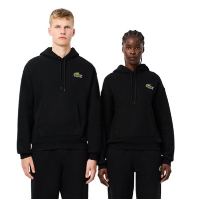 Sweatshirt à capuche homme en coton LACOSTE