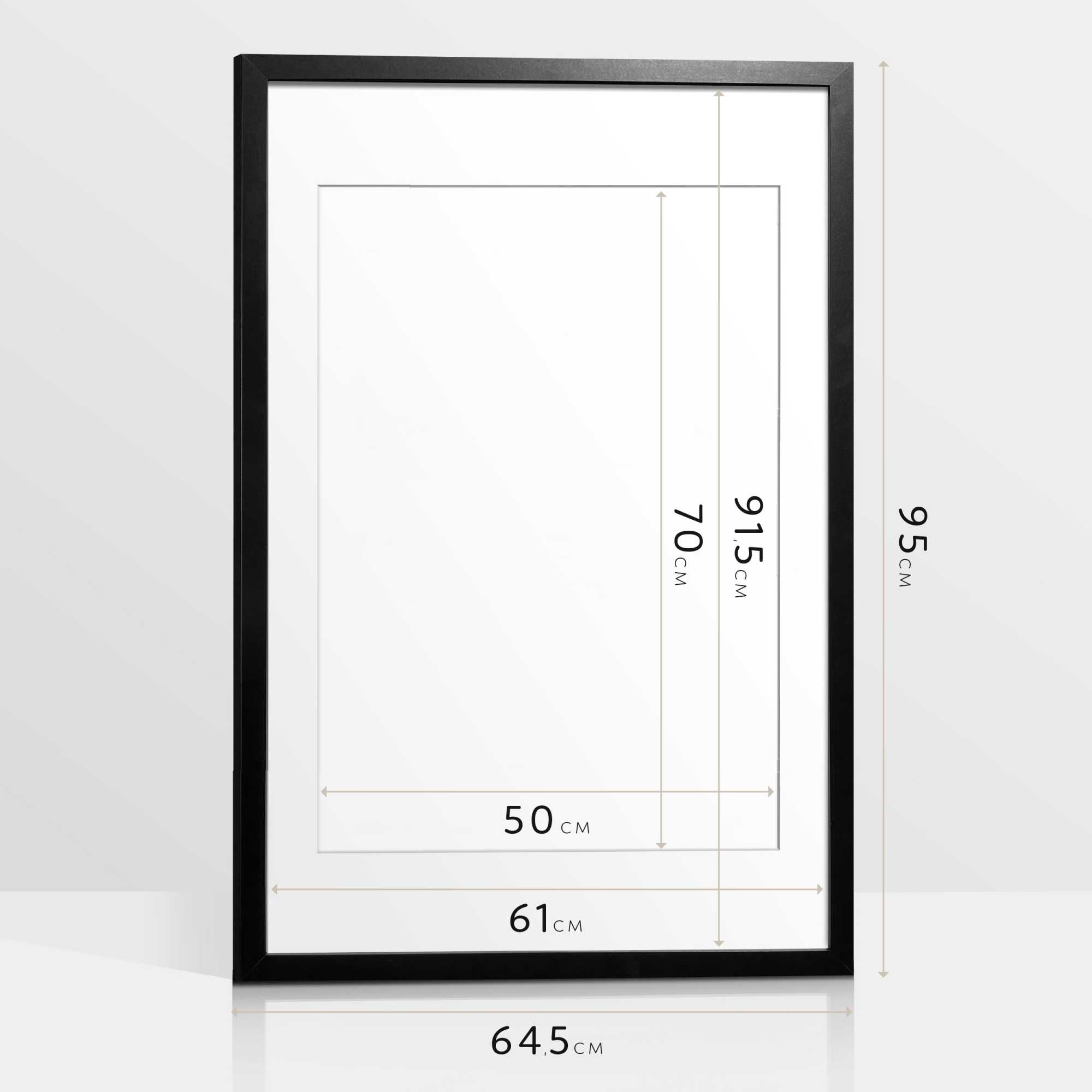Reinders! Bilderrahmen »Bilderrahmen Poster 61x91,5 oder 50x70« für 1 Bilder Wohnzimmer - Buche - MDF - 64,5x95 cm