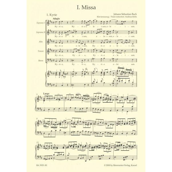 Bärenreiter Bach Messe h-Moll