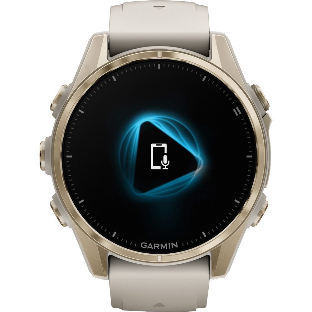 Garmin Fenix® 8 – 43mm Amoled Pulsuhr sapphire nebelgrau