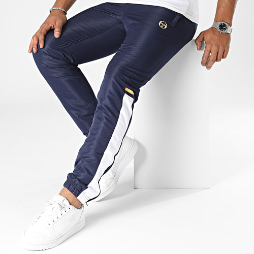 Pantalon Jogging Text 40315 Bleu Marine