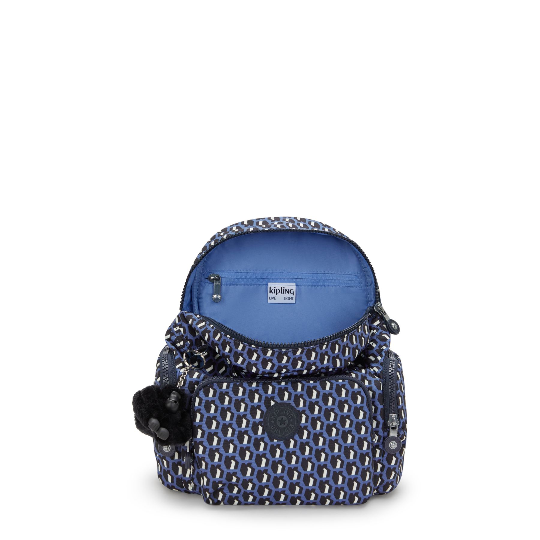 CITY ZIP MINI Mini sac à dos avec bretelles ajustables - 3D K Blue