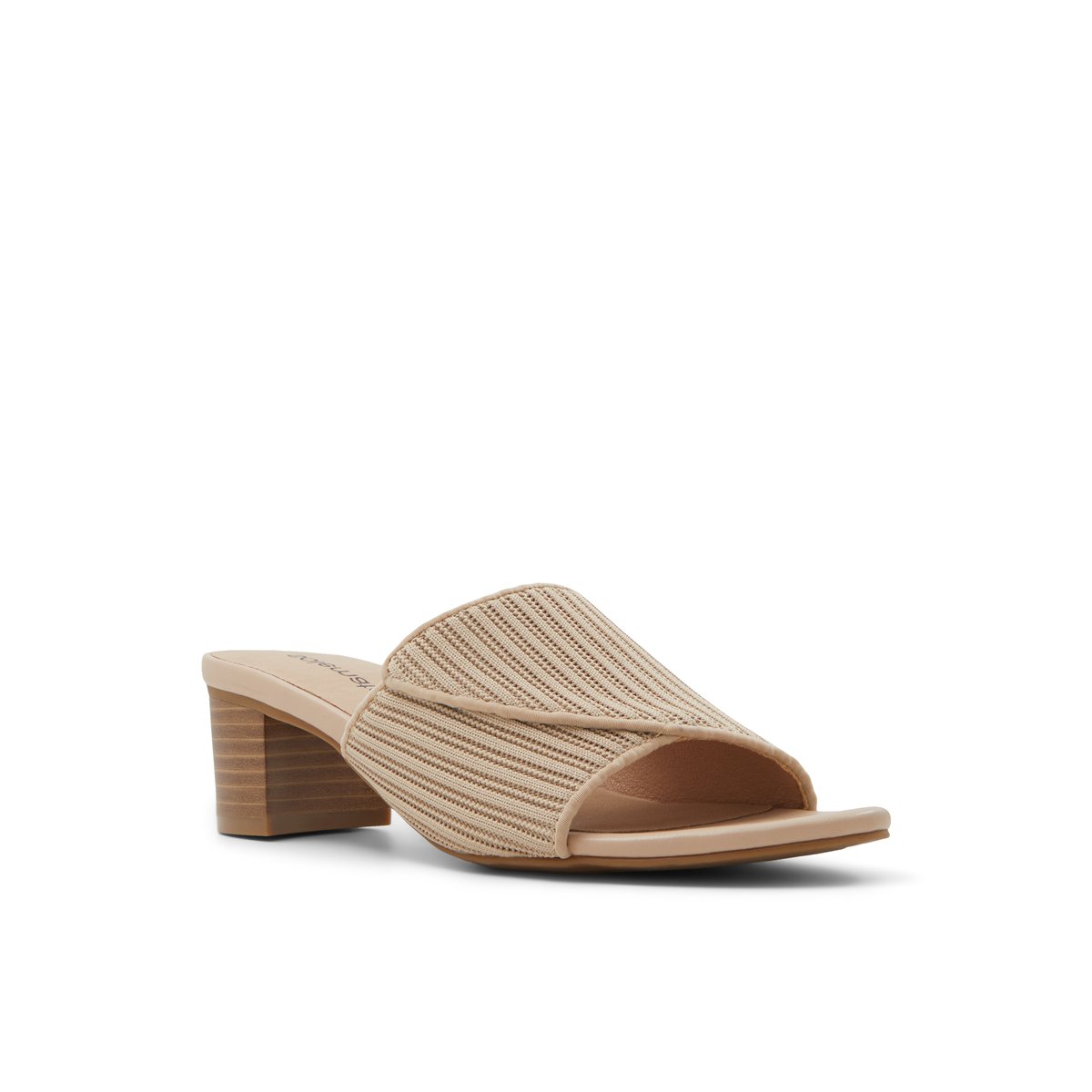 SOLEMATE-Orrie-Sandales mules - Talon bloc - Beige