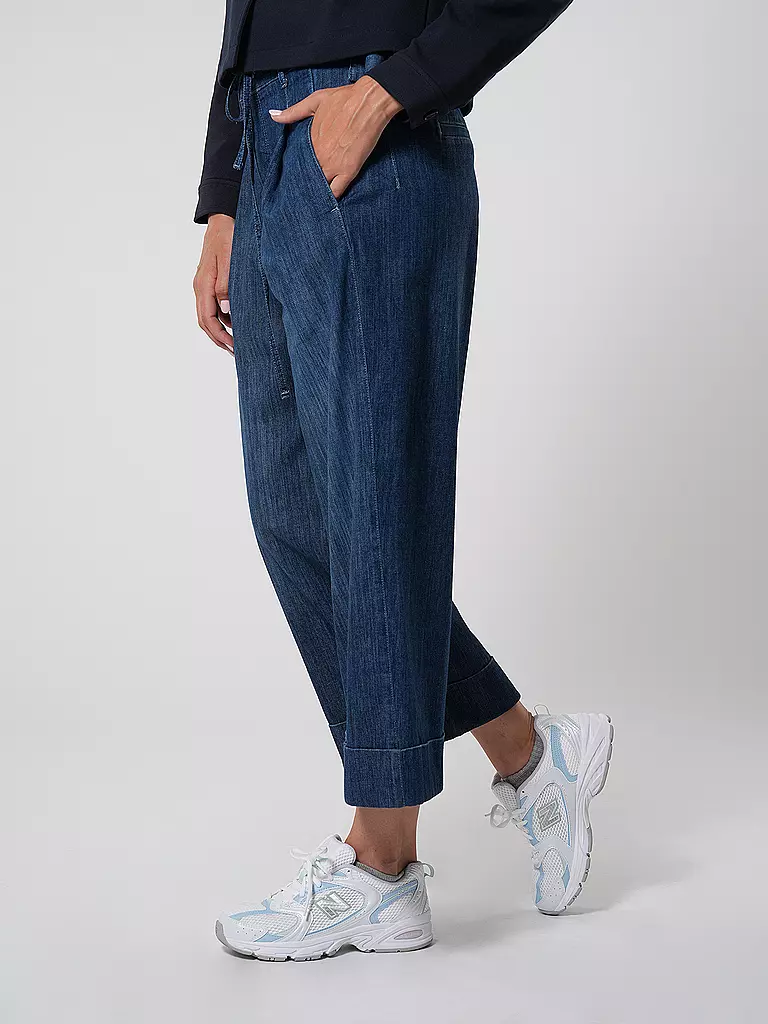 PNTS Jeans Wide Leg Fit THE MINI G dunkelblau