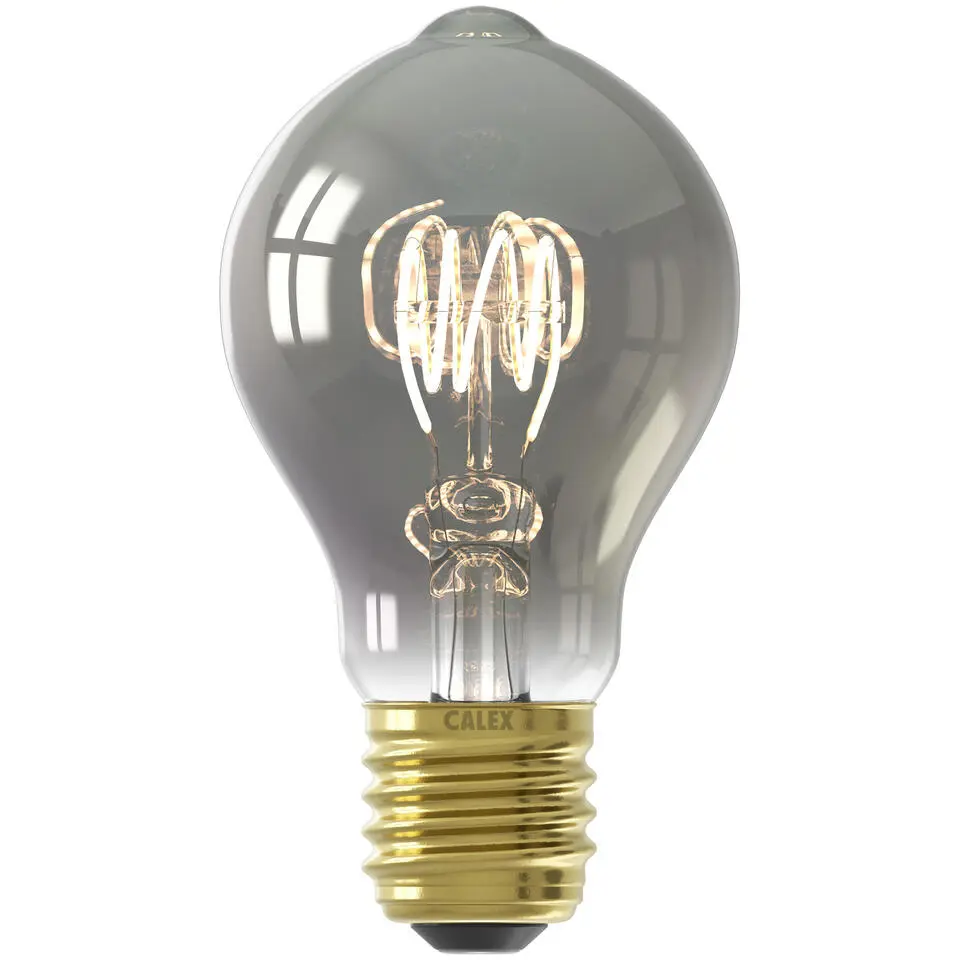 Calex LED standaardlamp - titaniumkleur - E27 - 4W - 136LM - dimbaar