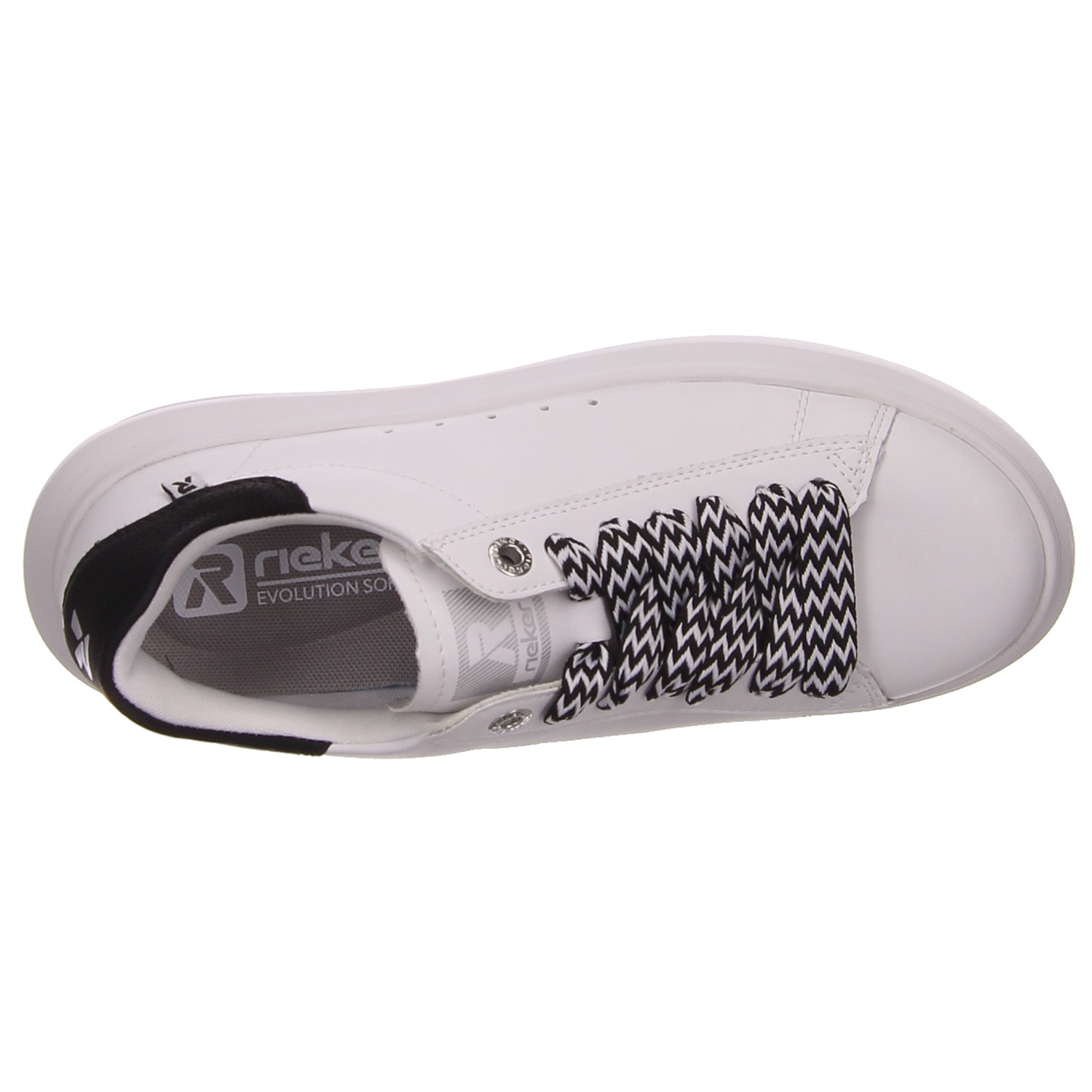 Rieker Sneaker weiß weiss/weiss kombi