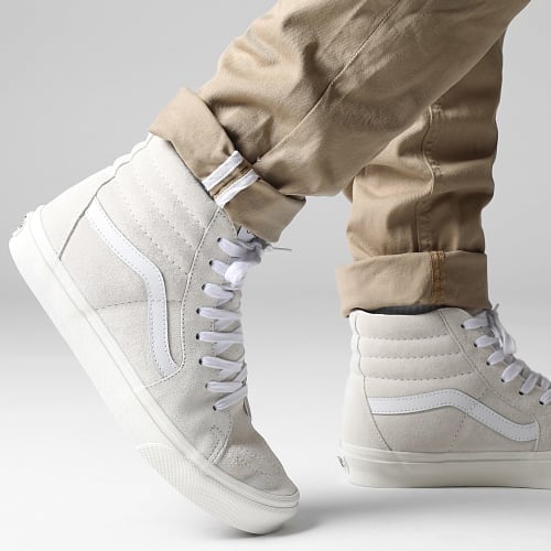 Baskets Sk8 Hi 7NSJVY1 Suede Blanc De Blanc