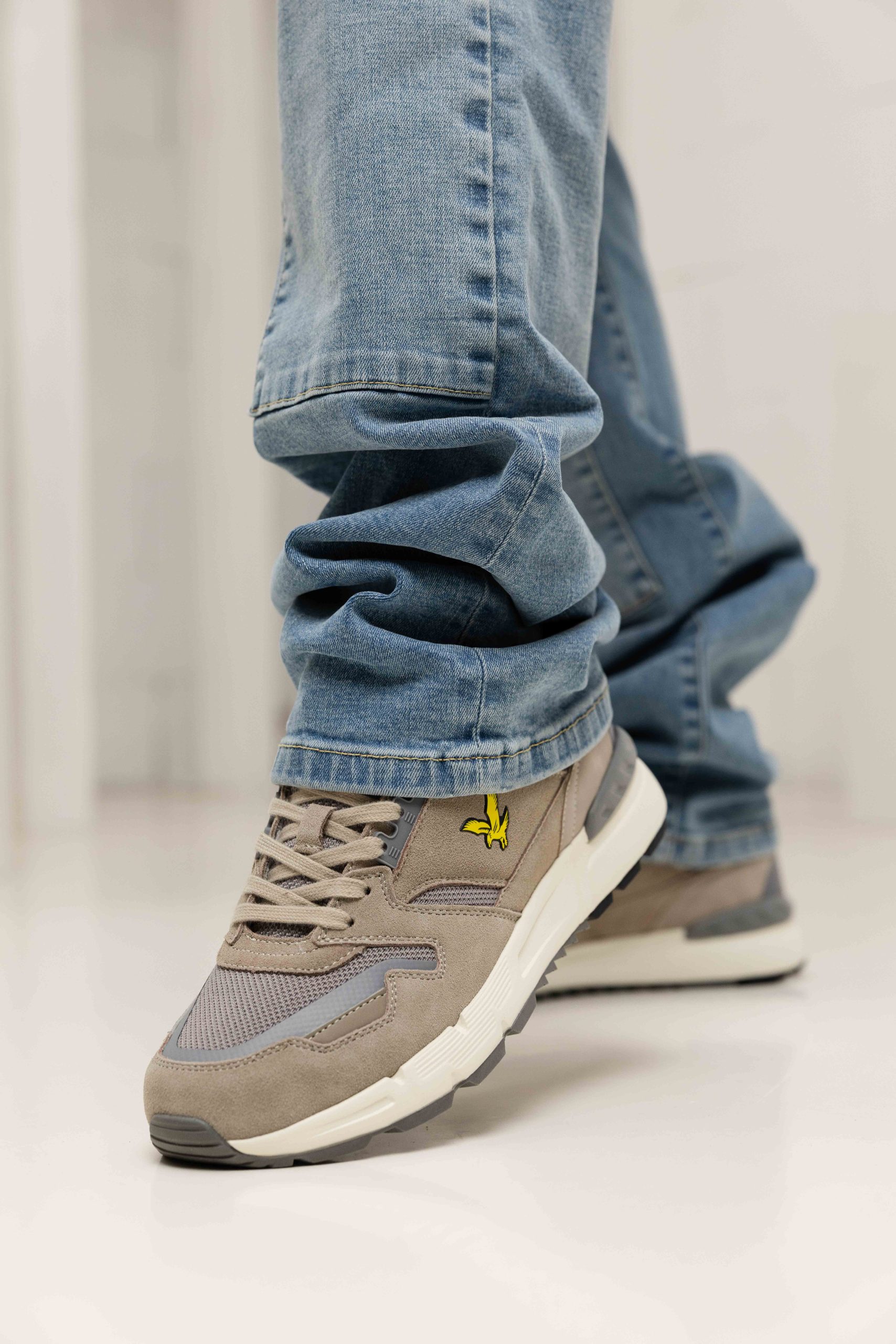 Lyle & Scott Runner 02 Sneakers Heren Beige