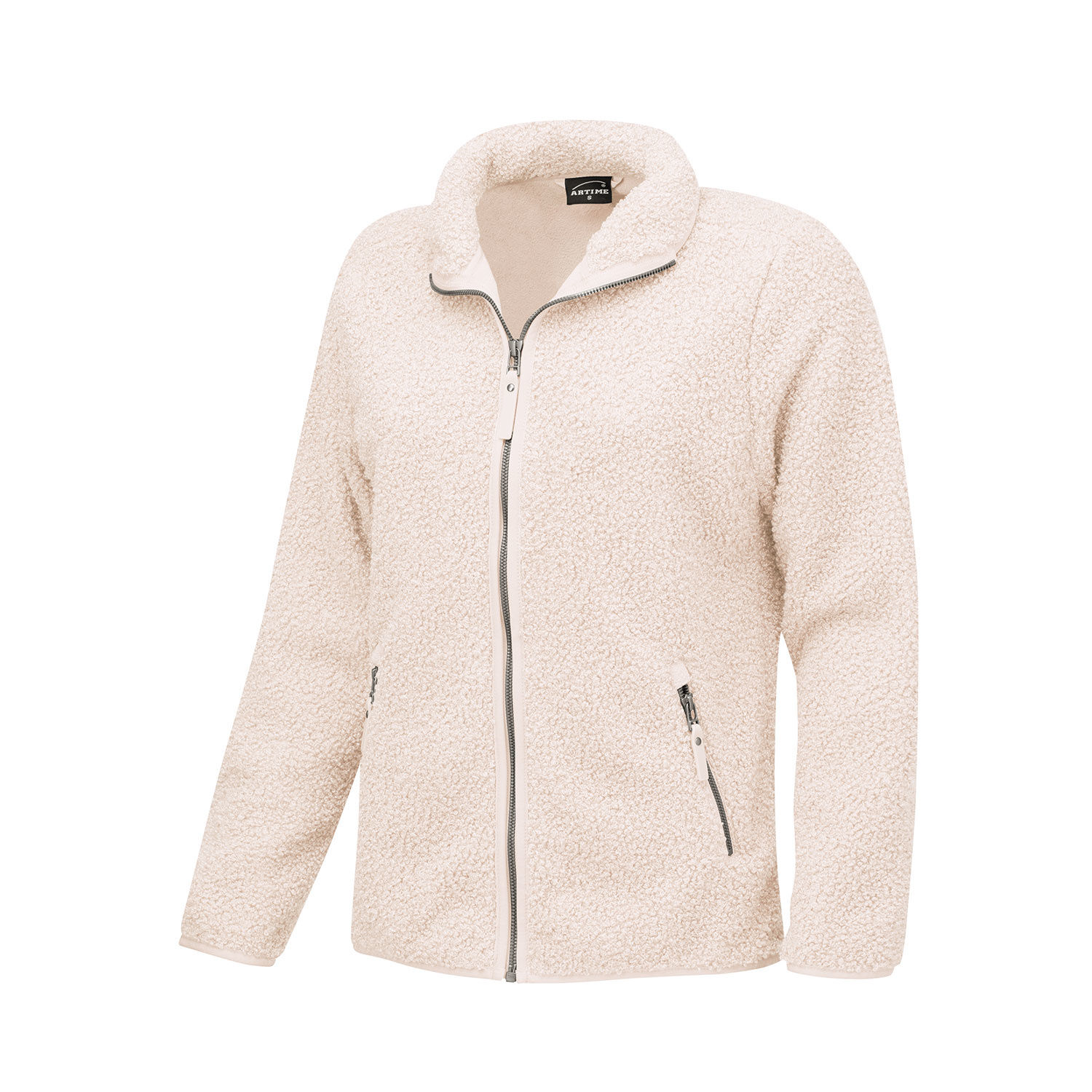 Sherpa Fleece Jacke Damen wärmend