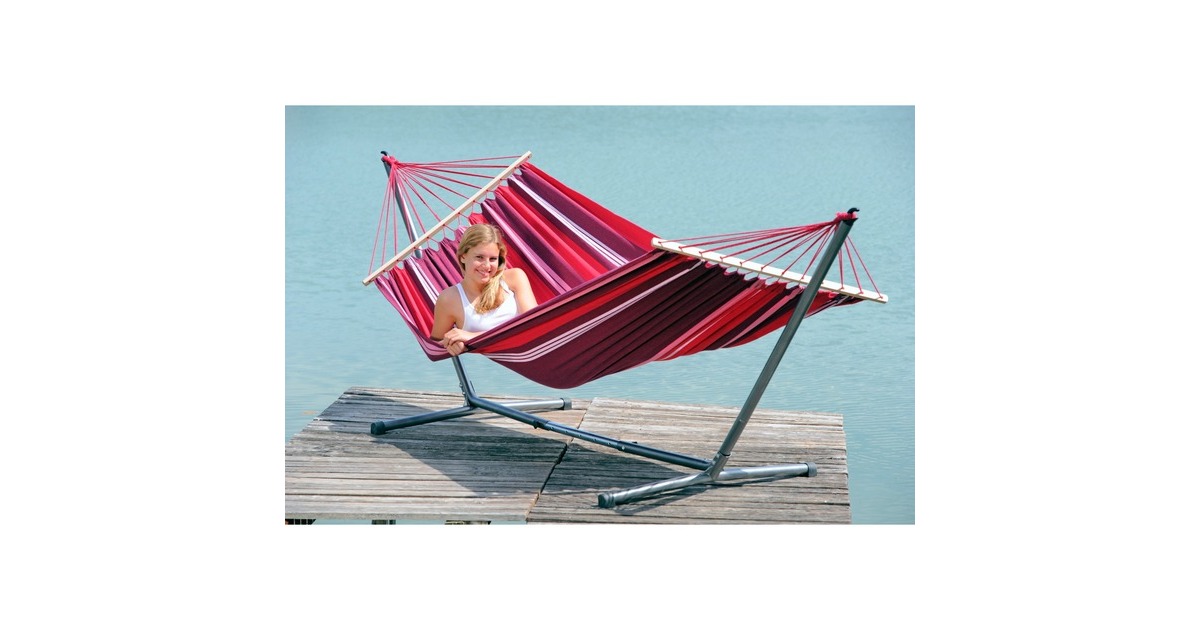 AmazonasSummer Set hangmat  (Rood/paars)