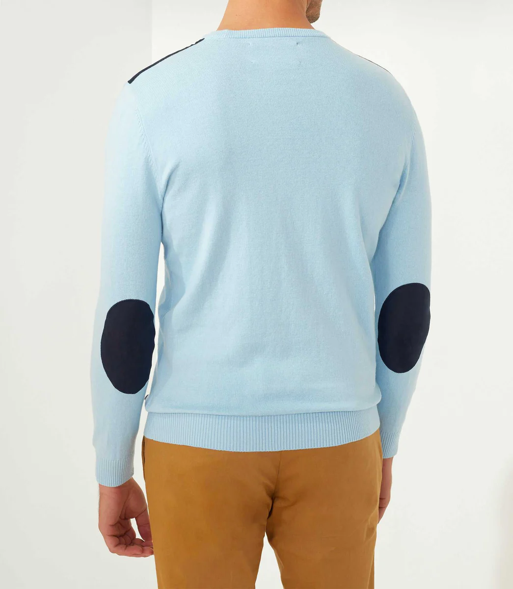 Pull col rond ciel 
