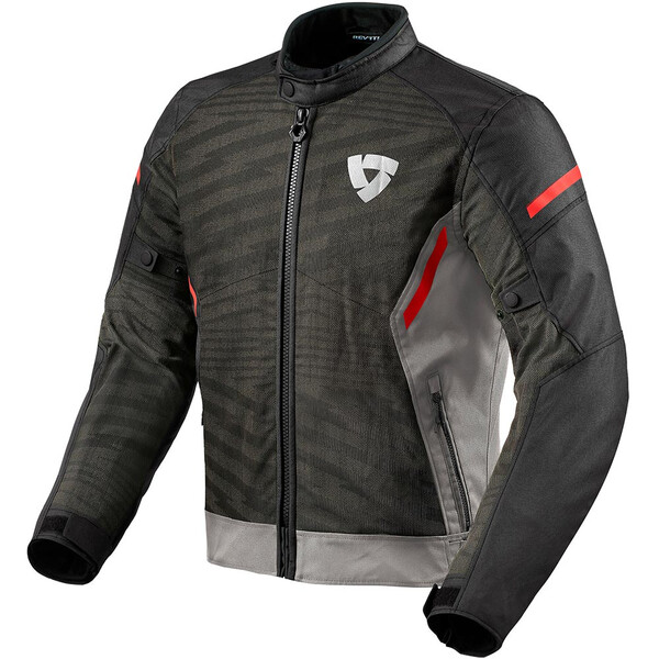 Rev'it - Blouson Torque 2 H2O Gris / Rouge