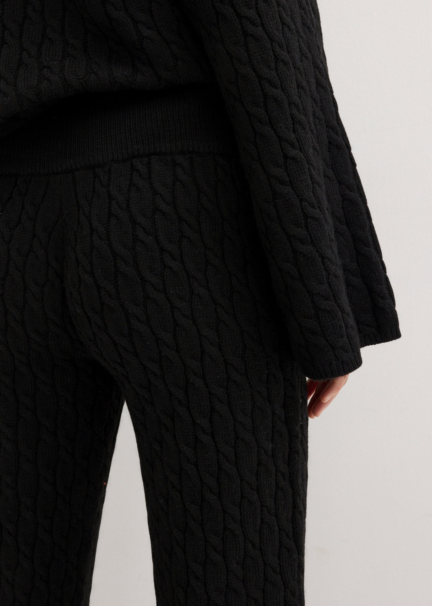 bonprix Stoffhose »Strickhose mit Zopfmuster«  Strickhose mit Zopfmuster