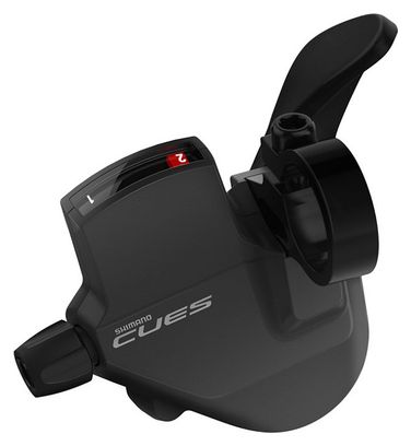 Commande Gauche Shimano Cues SL-U4000-L (Avec Indicateur) 2x9V Noir