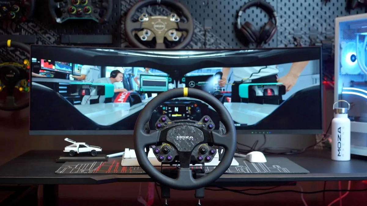 Volant détachable MOZA RS Steering Wheel Leather Volants gaming