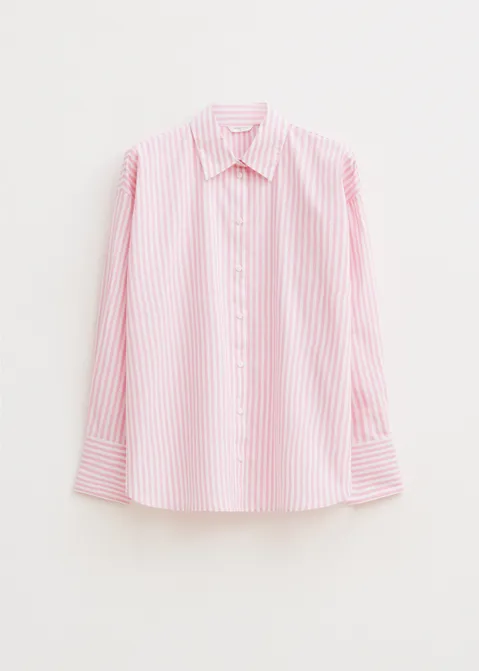 Blouse met streepjes roze (ROS.L)