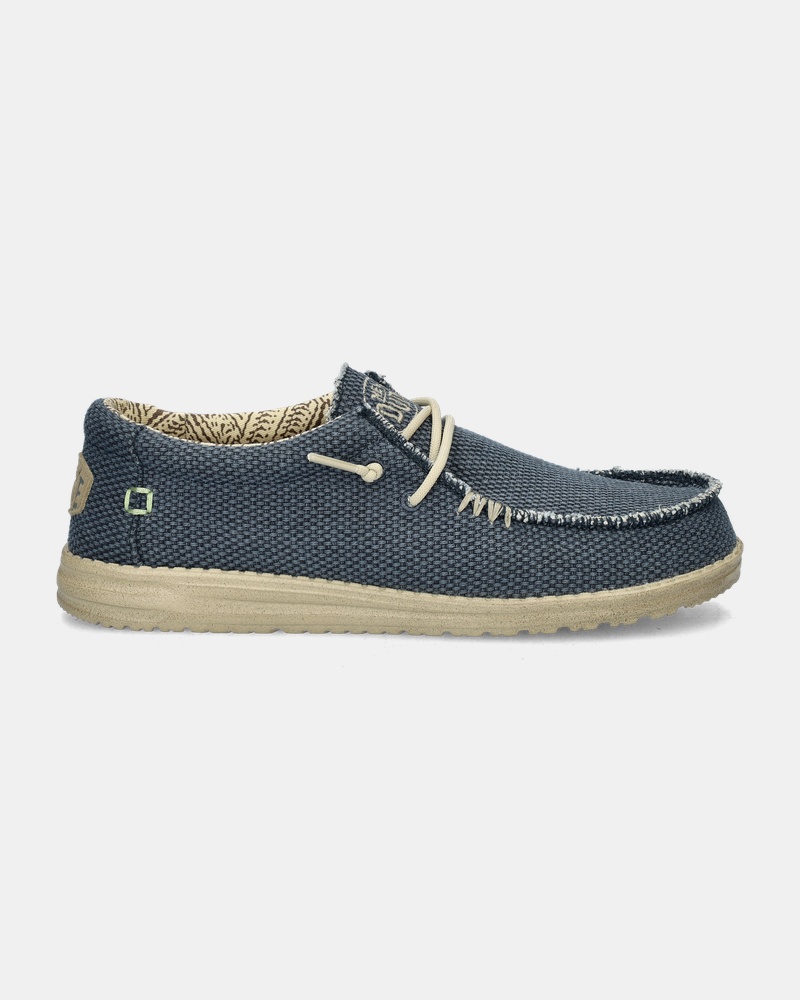 Hey Dude Wally Braided Instapschoenen  - blauw