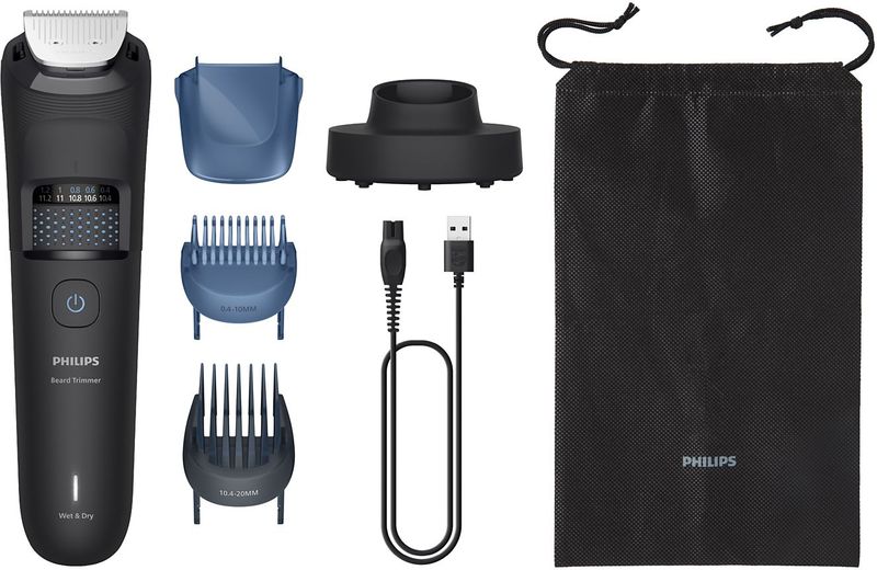 Philips - Baardtrimmer BT5780/15 - Zwart - Met Haarverzamelaar - 100 Minuten Gebruikstijd