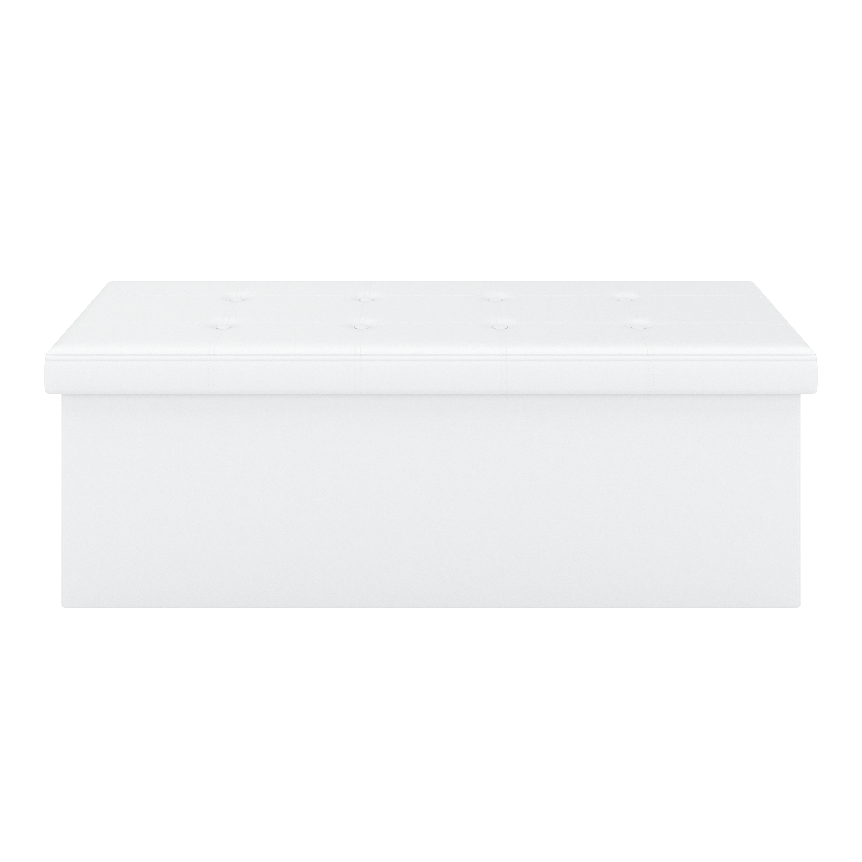 Sitzbank Leder QUINN 110 cm weiss