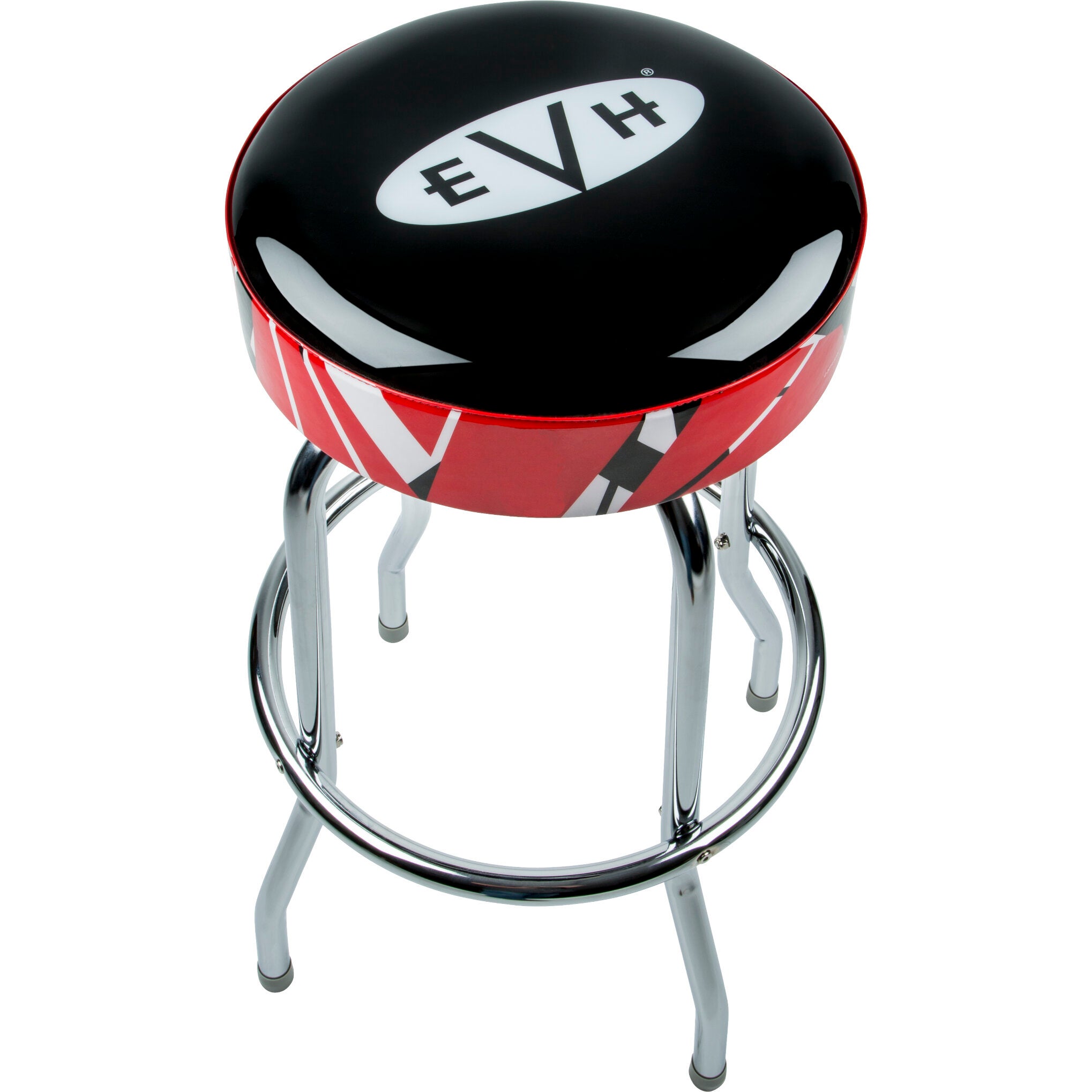 EVH Logo Barstool with Striped Trim 30