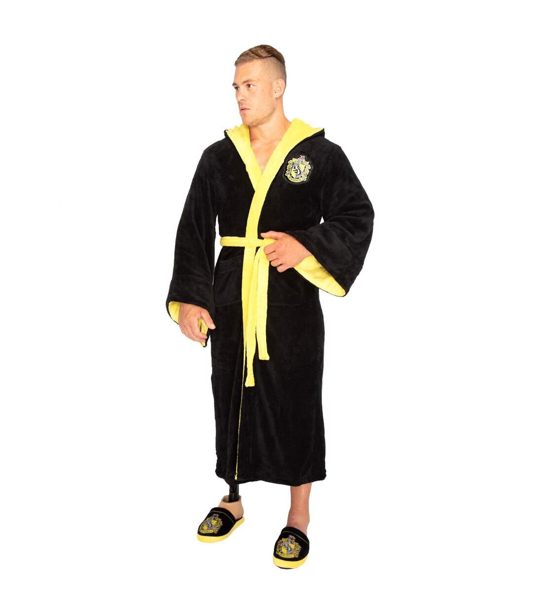 Harry Potter - Peignoir HUFFLEPUFF - Homme (Noir / Jaune) - UTNS6611