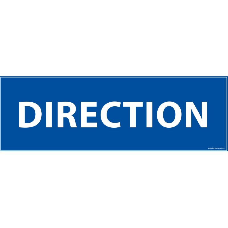 Plaque de porte DIRECTION