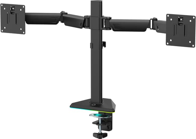 Essentials RGB Dual Articulating monitor arm (sort)
