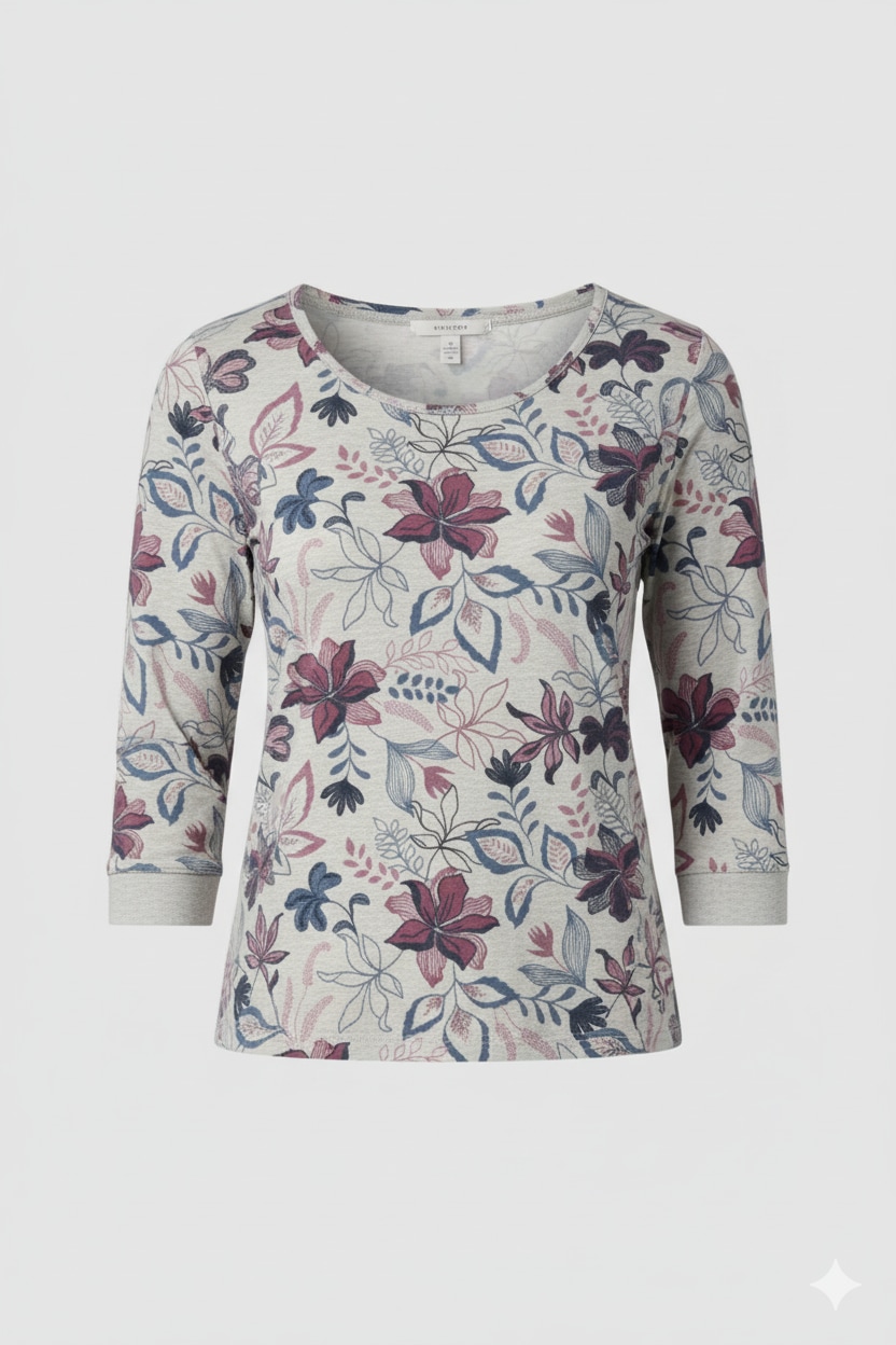 Ragwear 3/4-Arm-Shirt »SHIMONA FLOWERS O«