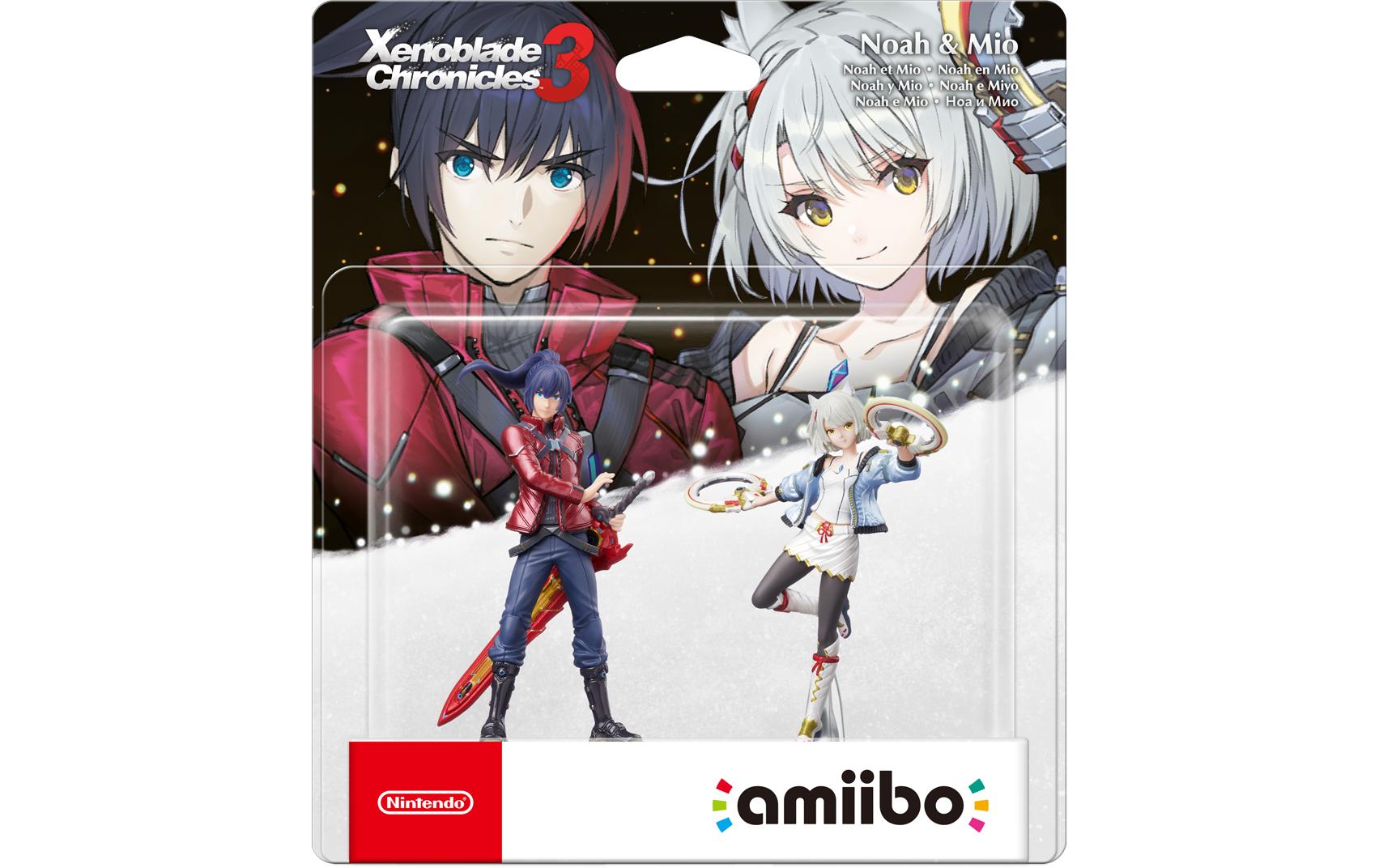 amiibo Xenoblade Chronicles 3 Noah und MioSpielfigur mit integriertem NFC-Transponder