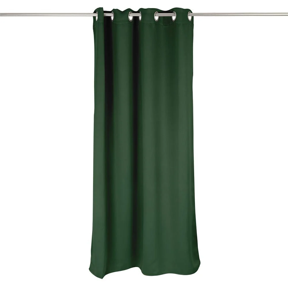Rideau occultant fenêtre vert foncé 140x180cm