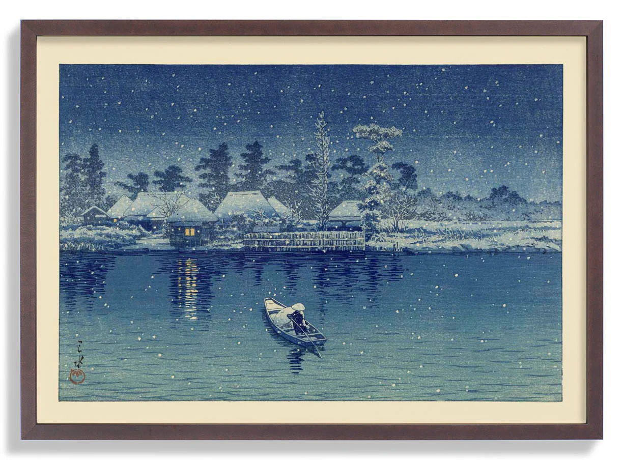 Japanische Fischer von Hasui