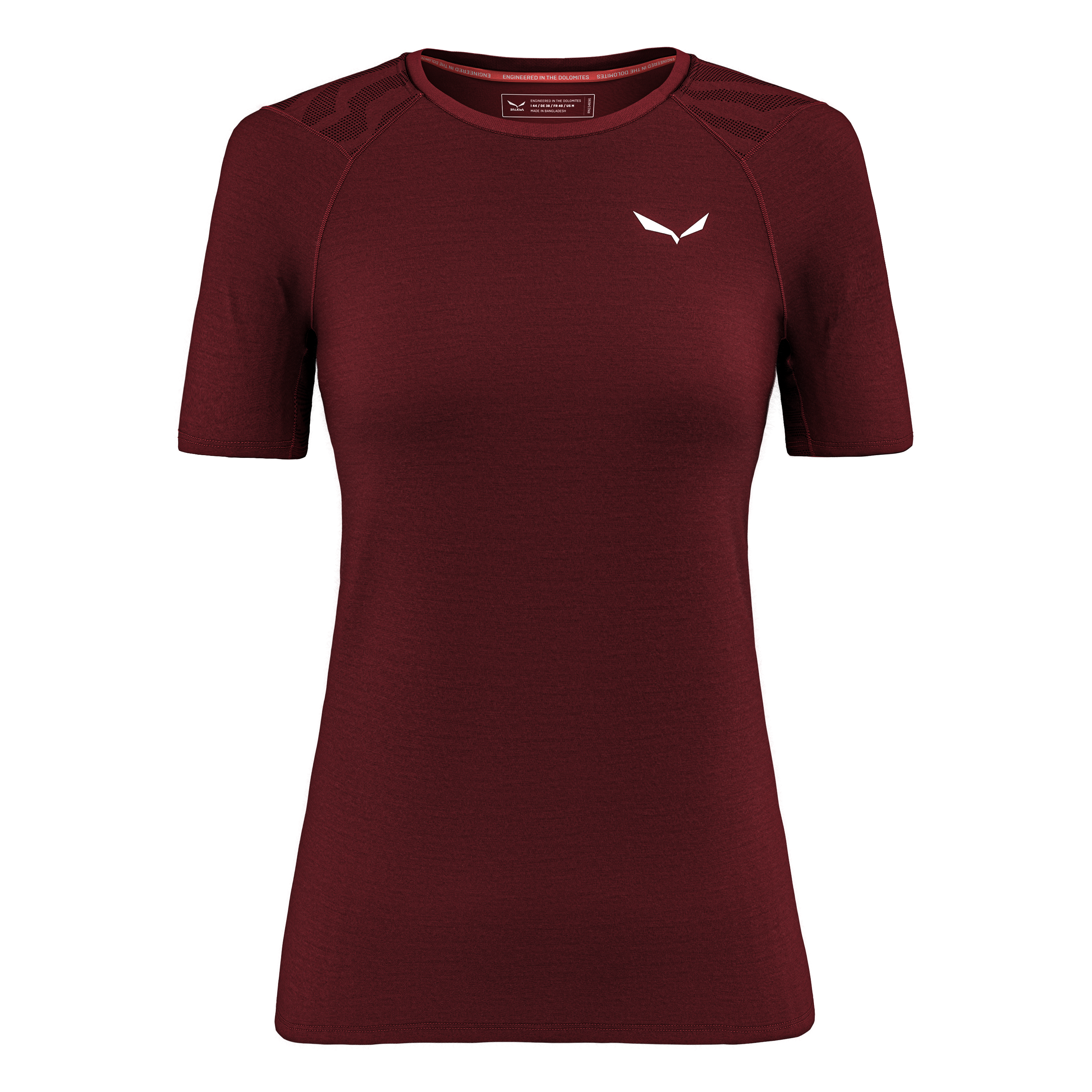 Cristallo Warm Alpine Merino Responsive Kurzarm Baselayer Damen