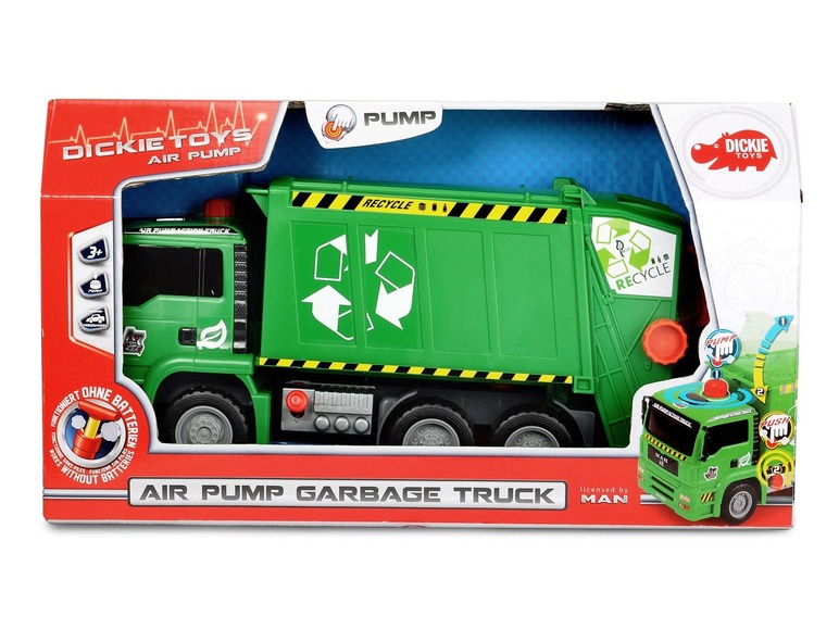 Dickie Air Pump Vuilniswagen