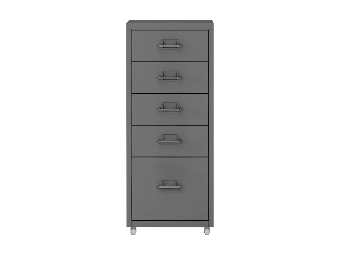 Caisson de bureau meuble grise 28 x 41 x 69 cm 03_0006329