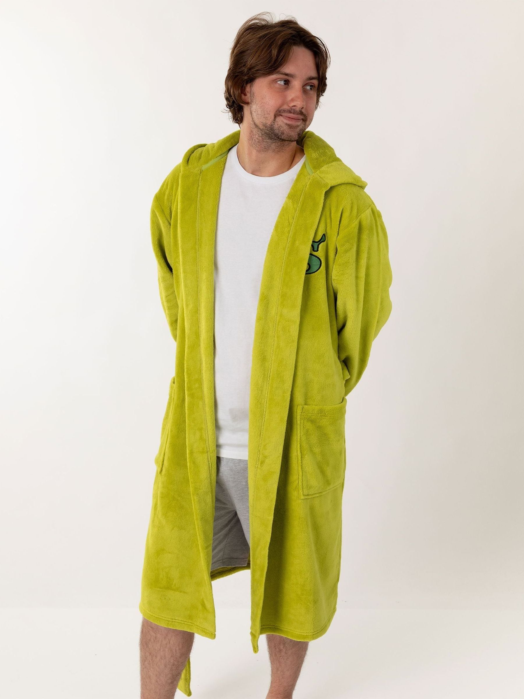 Vanilla Underground Shrek Hooded Bath Robe