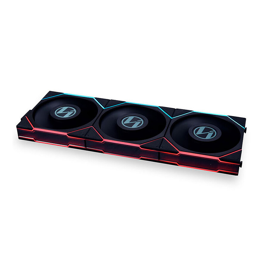 Lian Li Uni Fan TL120 LCD Reverse Blade - Noir - Pack de 3 + Contrôleur