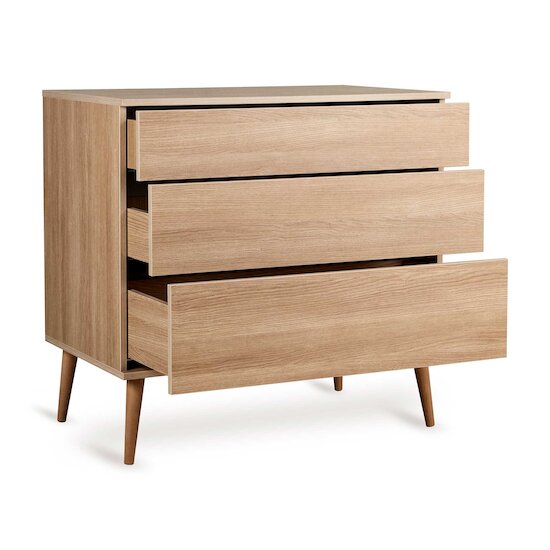 Flow commode 3 tiroirs   Honey Ash        de               Quax