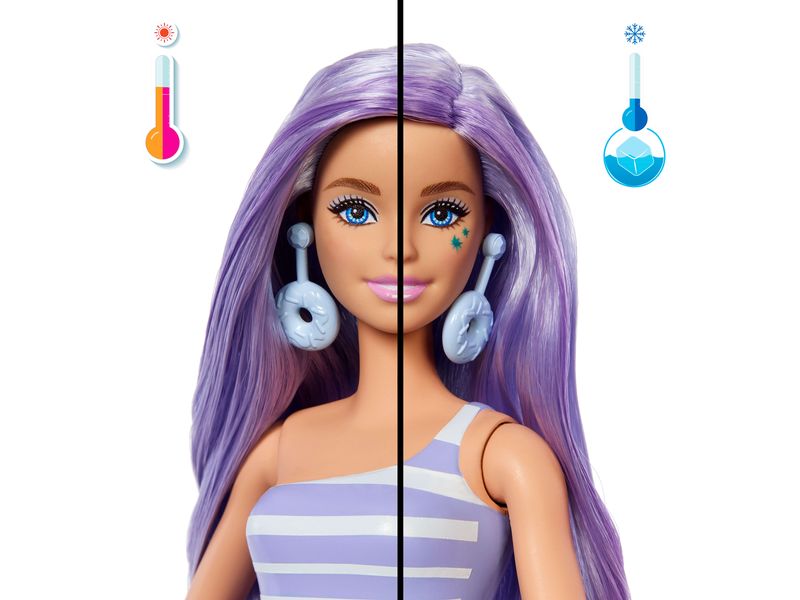 Barbie Puppe Pop! Reveal Treats Series Purple assortiert Set aus Puppe und Zubehör