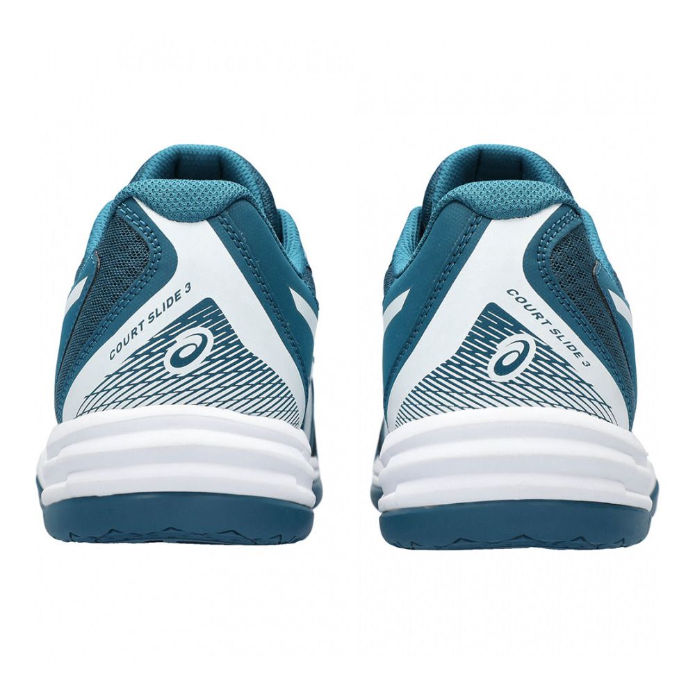 Asics COURT SLIDE 3 - Chaussures de tennis Homme restful teal/white