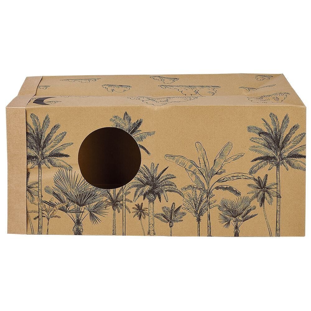 Tunnel pour chat carton 60x27xH22cm