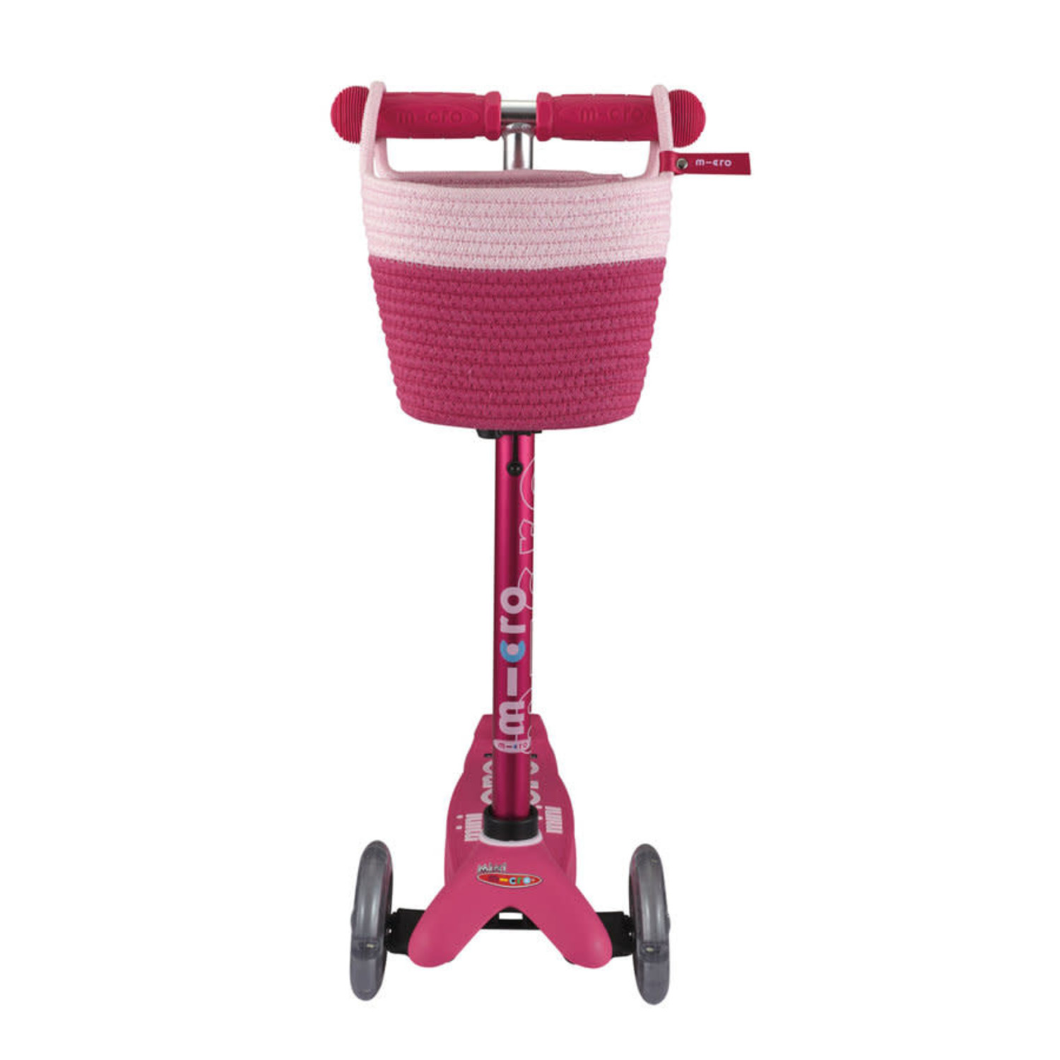 Micro step: Micro stepmandje katoen roze
