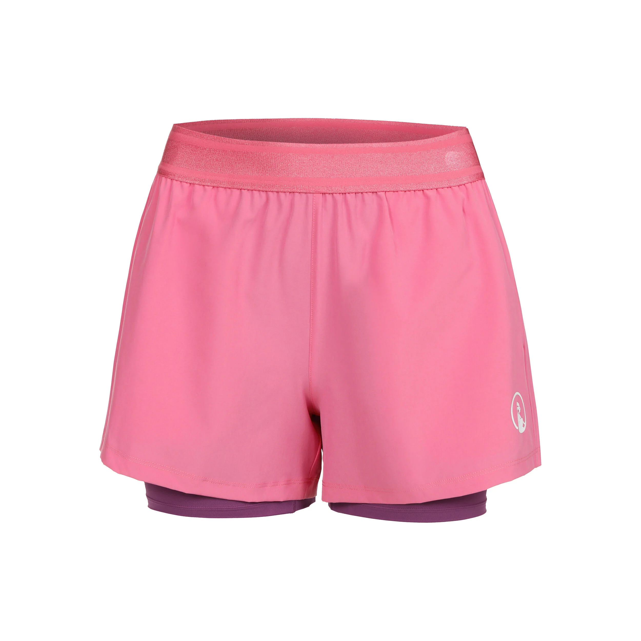 Quiet Please Point 2in1 Shorts Femmes - Pink , Berry
