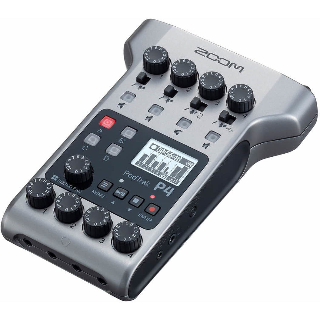 Zoom PodTrak P4 podcast recorder
