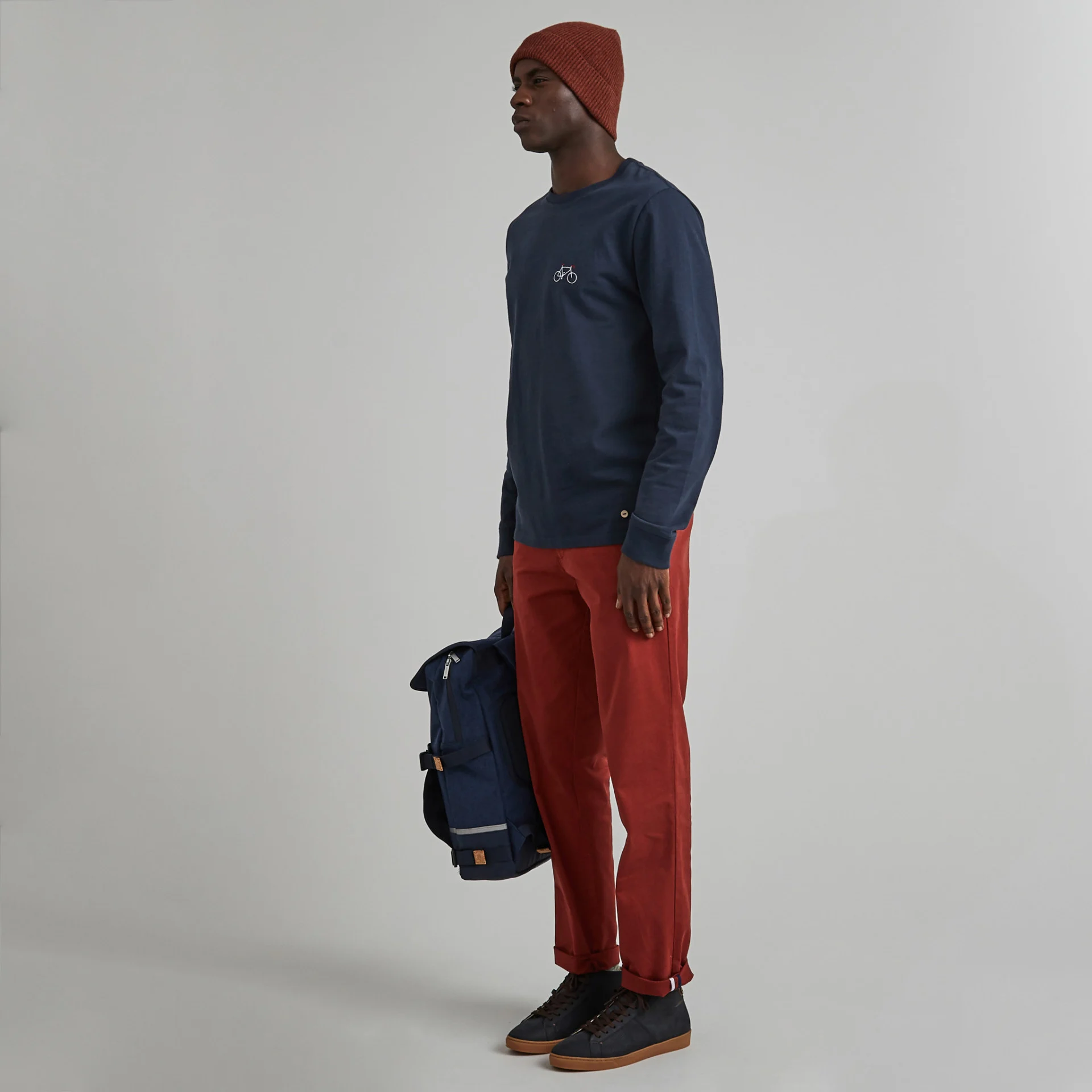 Sac à dos marine végan en polyester recyclé - modèle Commuter