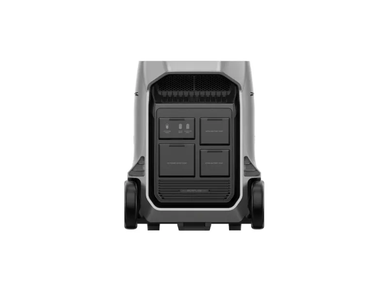 EcoFlow Delta Pro 3 - Transportabel strømstation - AC 200-240 V - 4000 Watt - litiumjernfosfat - Bluetooth, Wi-Fi, CAN - output-stikforbindelser: 8 - Europa