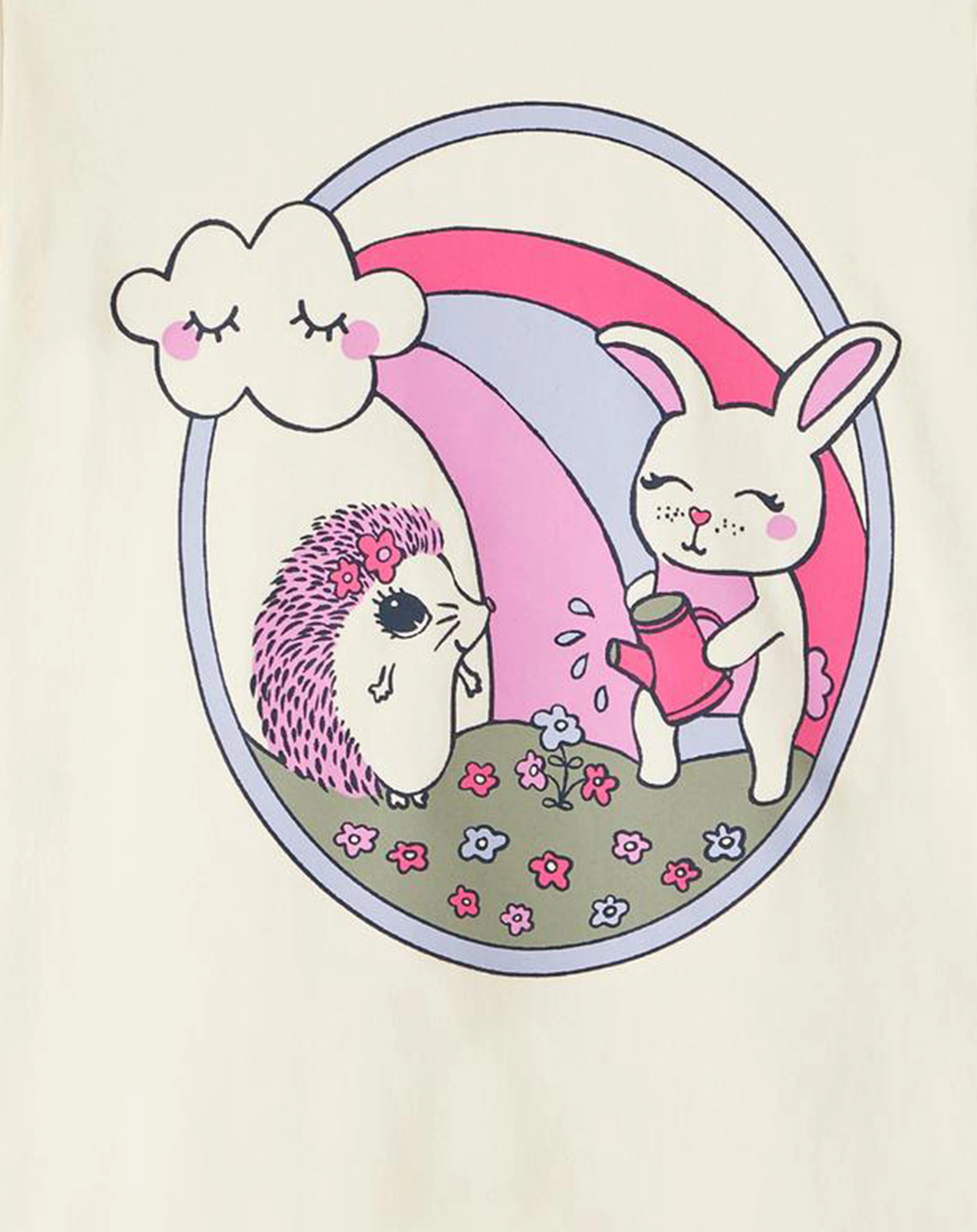 Langarmshirt NMFVIX - CLOUD in buttercream